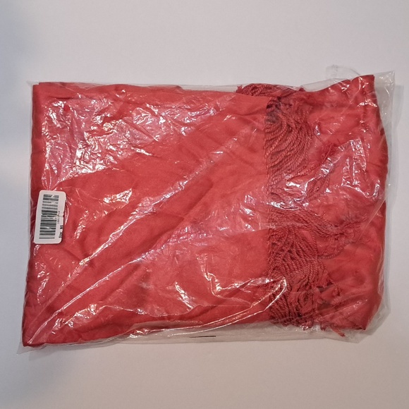 NWT Charming Charlie Infinity Scarf Dark Coral 20 x 72 - Picture 6 of 6